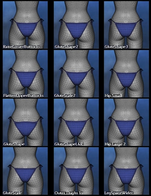 Genesis Body Morph Resource Kit 1 Genesis Body Morph Resource Kit 1 by: ThorneHandspan Studios, 3D Models by Daz 3D