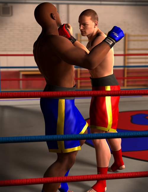 FM Fight Club Poses and Impact by: Flipmode, 3D Models by Daz 3D