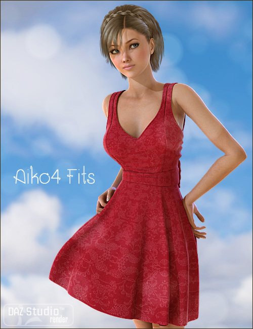 Lily Dress Lily Dress by: 4blueyes, 3D Models by Daz 3D
