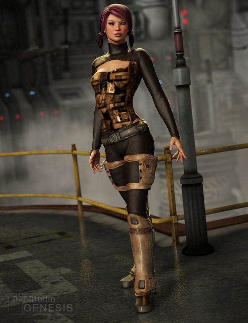 SciFi Renegade Textures by: Sarsa, 3D Models by Daz 3D