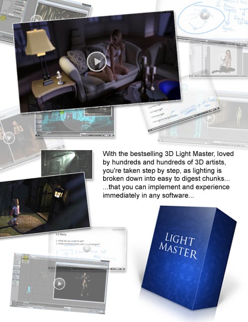 3D Light Master: Conquer Lighting Now by: Dreamlight, 3D Models by Daz 3D