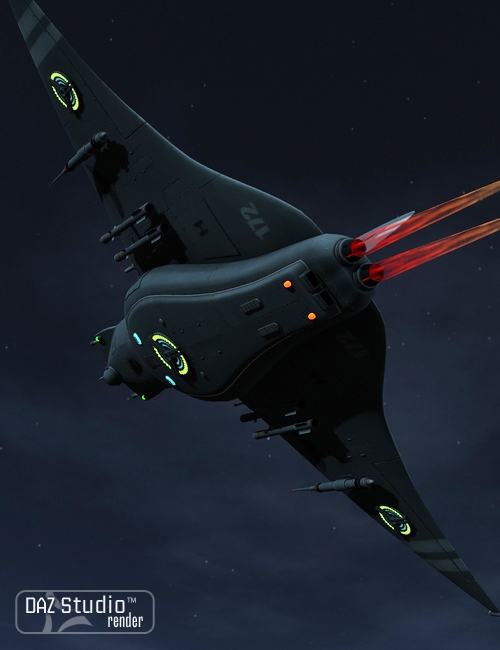 Starship Stingray by: petipet, 3D Models by Daz 3D