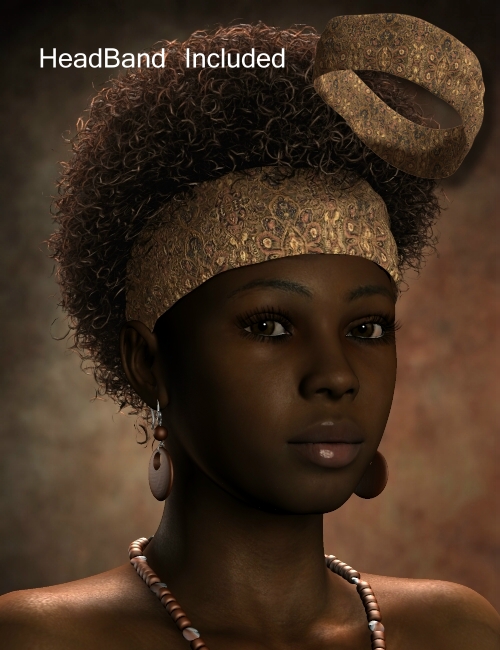 Beautiful Black HairStyles by: Neftis3D, 3D Models by Daz 3D