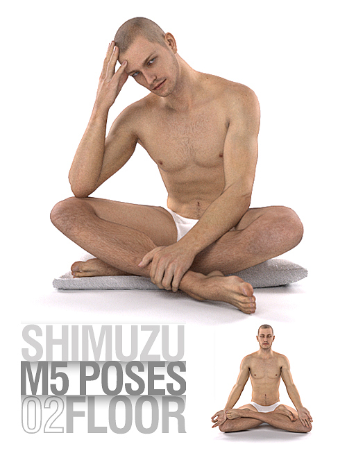 M5 Poses: 02 Floor by: Shimuzu, 3D Models by Daz 3D