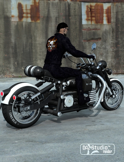 Motorbike Viking by: petipet, 3D Models by Daz 3D