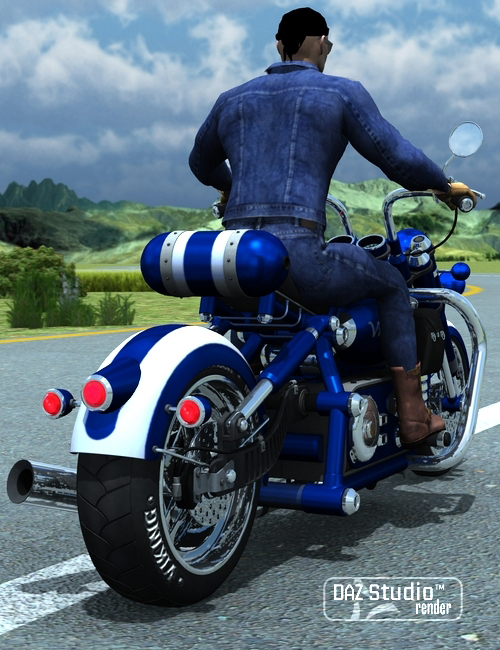 Motorbike Viking Motorbike Viking by: petipet, 3D Models by Daz 3D