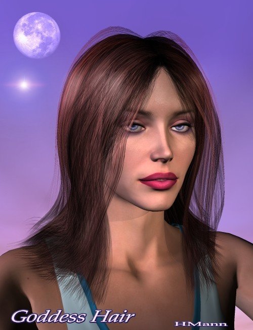 Goddess Hair by: Magix 101, 3D Models by Daz 3D