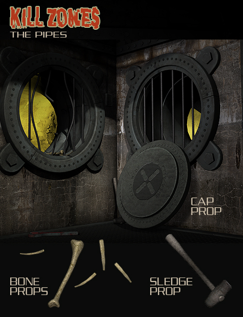 KillZones The Pipe by: The AntFarm, 3D Models by Daz 3D