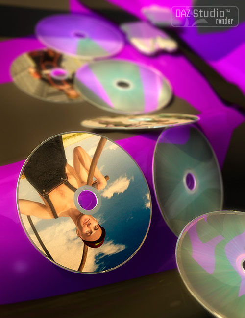 CD Player, CD Case, and CD by: Valandar, 3D Models by Daz 3D