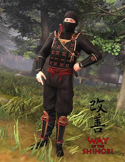 Way of the Shinobi for Genesis by: Luthbel, 3D Models by Daz 3D