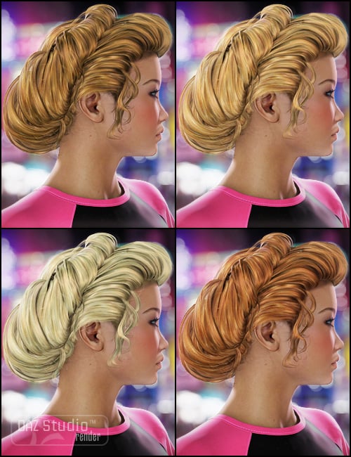 Colors for Jade Hair Colors for Jade Hair by: goldtassel, 3D Models by Daz 3D