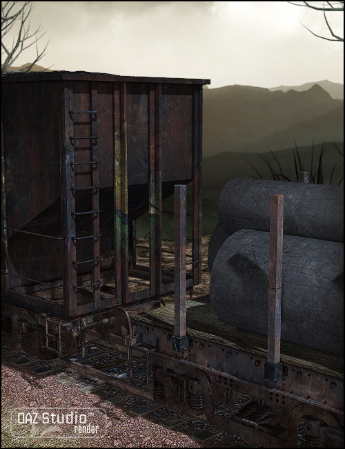Vandalized Parkside Haulage Vandalized Parkside Haulage by: Sarsa, 3D Models by Daz 3D
