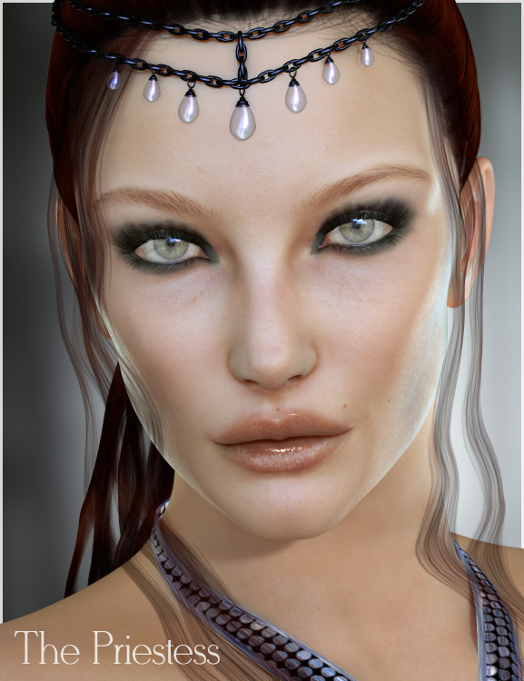 The Priestess V4 and Genesis The Priestess V4 and Genesis by: Raiya, 3D Models by Daz 3D