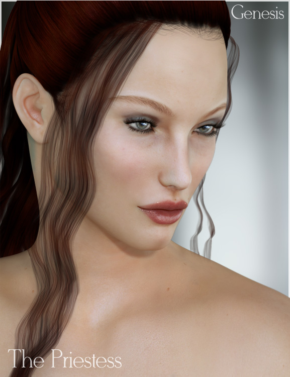 The Priestess V4 and Genesis by: Raiya, 3D Models by Daz 3D