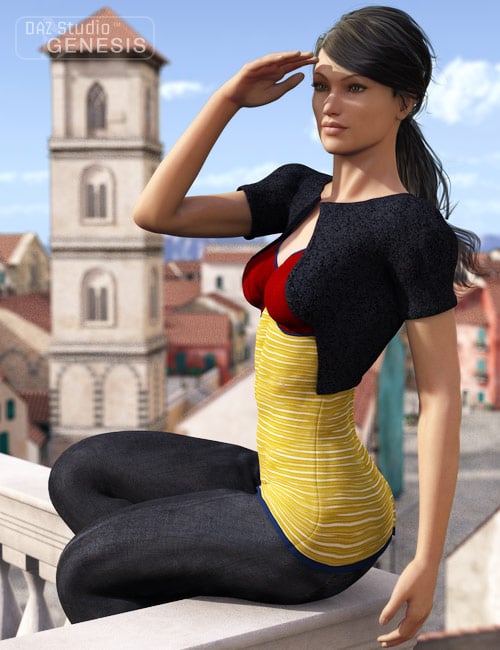 Casual Friday Textures by: Sarsa, 3D Models by Daz 3D