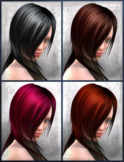 Pure Hair: Crazy for Genesis Pure Hair: Crazy for Genesis by: Barbara BrundonJosh DarlingLourdesMorrisSarsa, 3D Models by Daz 3D