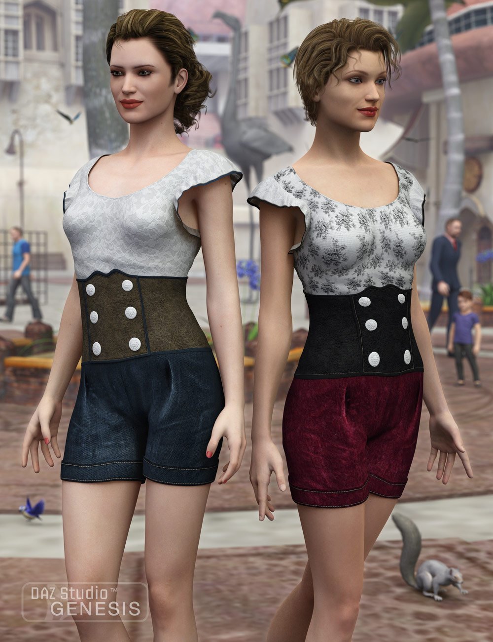 Trendy Style Textures by: Sarsa, 3D Models by Daz 3D