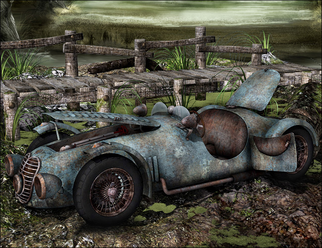 Dumped for Sports Car Meteor 1947 Dumped for Sports Car Meteor 1947 by: Sarsa, 3D Models by Daz 3D