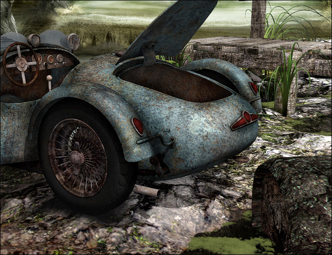 Dumped for Sports Car Meteor 1947 by: Sarsa, 3D Models by Daz 3D