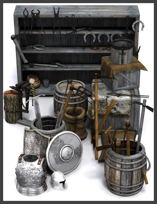The Forge by Merlin by: Merlin Studios, 3D Models by Daz 3D