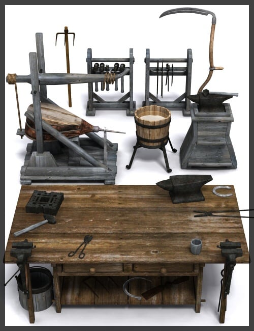 The Forge by Merlin The Forge by Merlin by: Merlin Studios, 3D Models by Daz 3D
