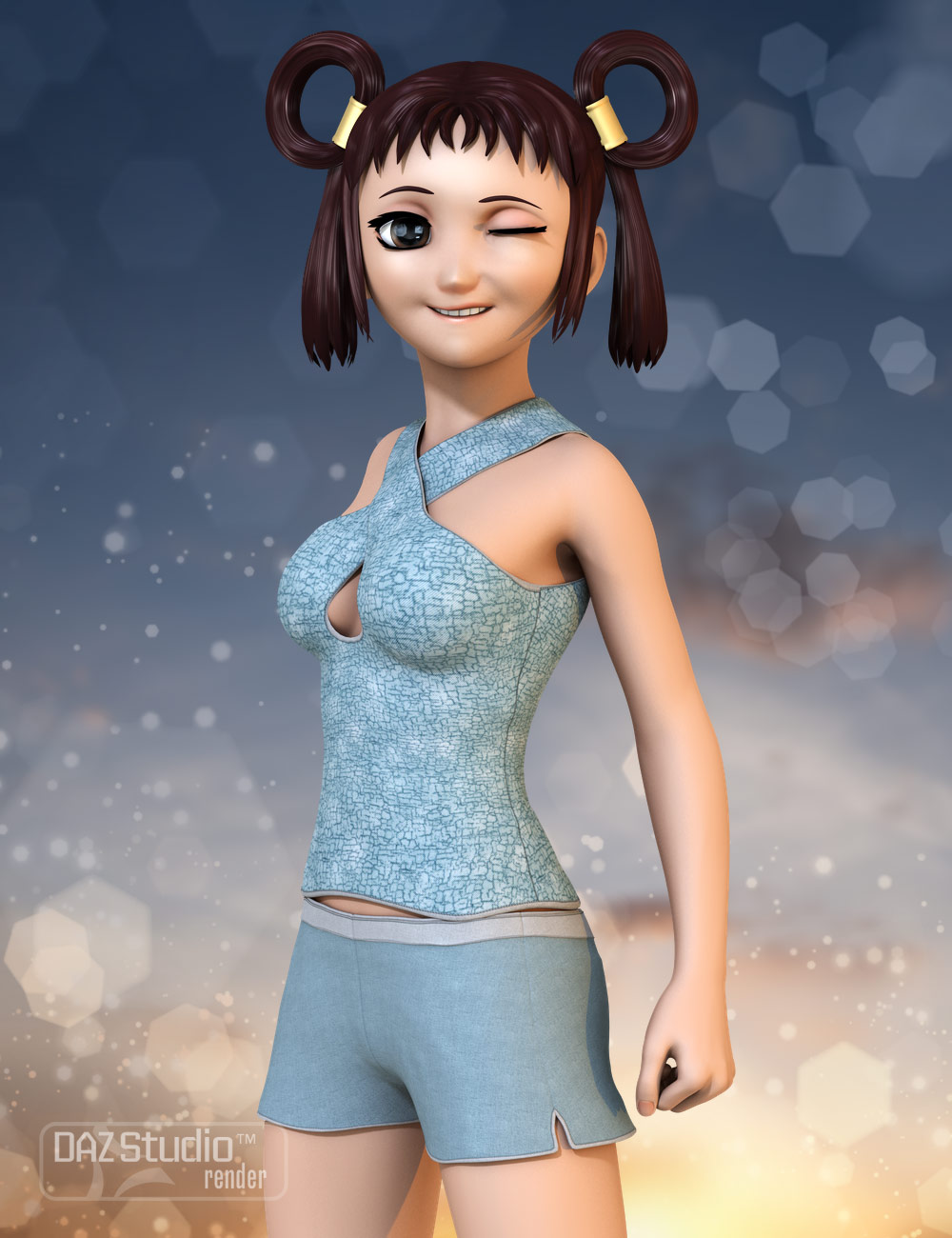 Casual Halter and Shorts Textures Casual Halter and Shorts Textures by: Sarsa, 3D Models by Daz 3D