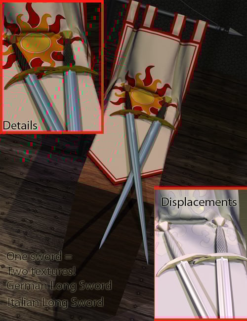 Long Sword Poses for Michael 5 - Now With Deathblows Long Sword Poses for Michael 5 - Now With Deathblows by: FeralFey, 3D Models by Daz 3D