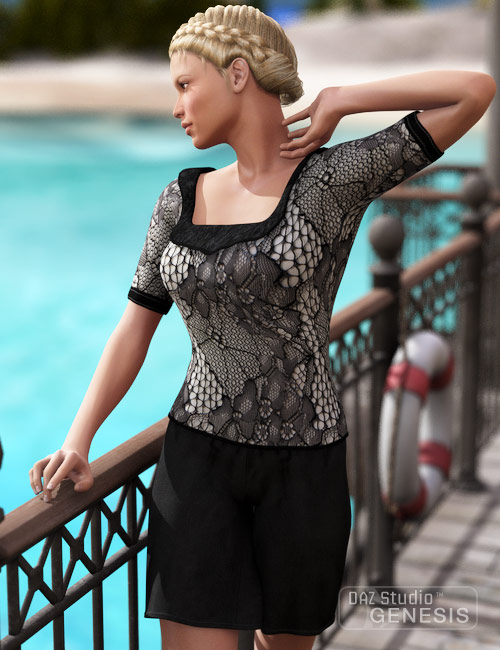 Breezy Wear Textures by: Sarsa, 3D Models by Daz 3D