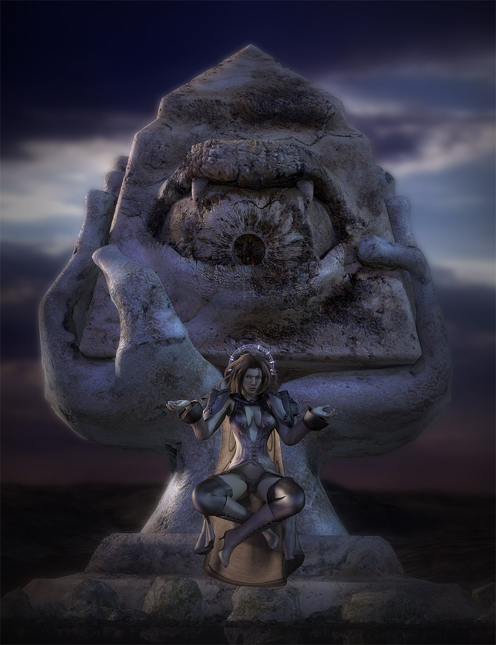 Temple of Arklops by: Orestes Graphics, 3D Models by Daz 3D