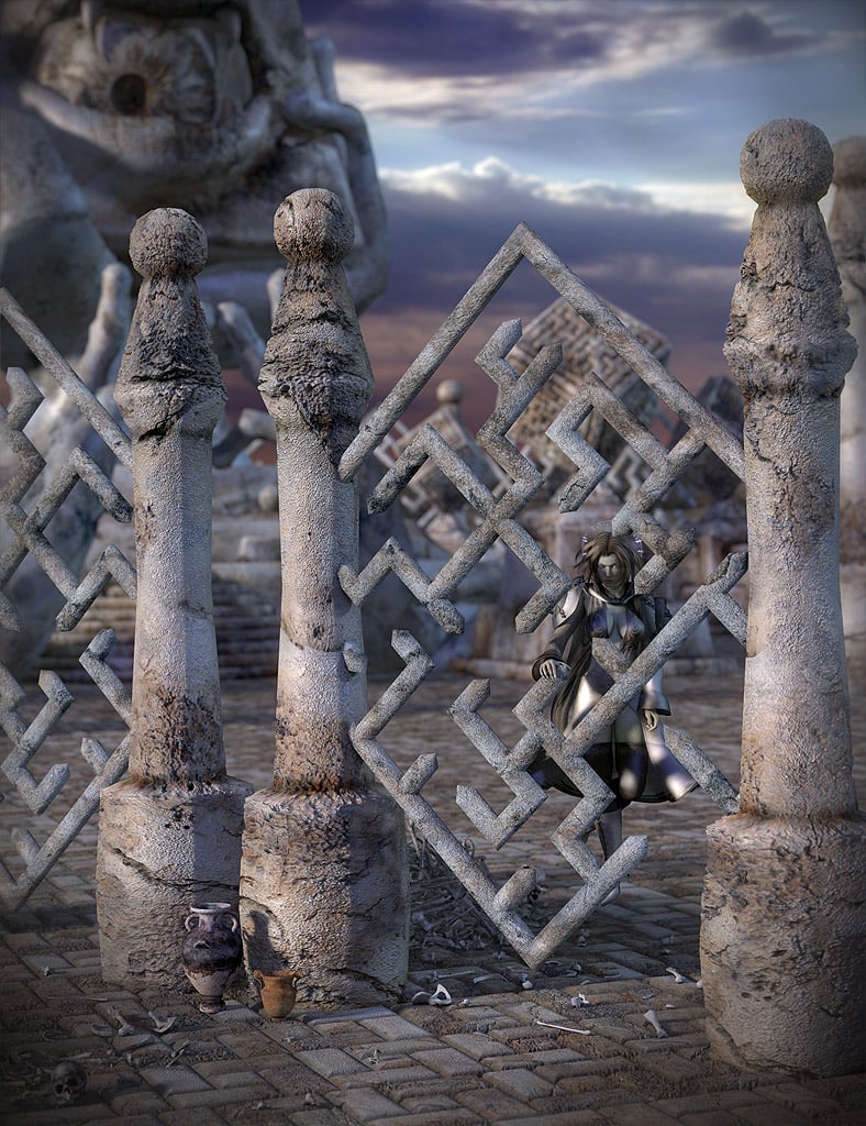 Temple of Arklops Temple of Arklops by: Orestes Graphics, 3D Models by Daz 3D