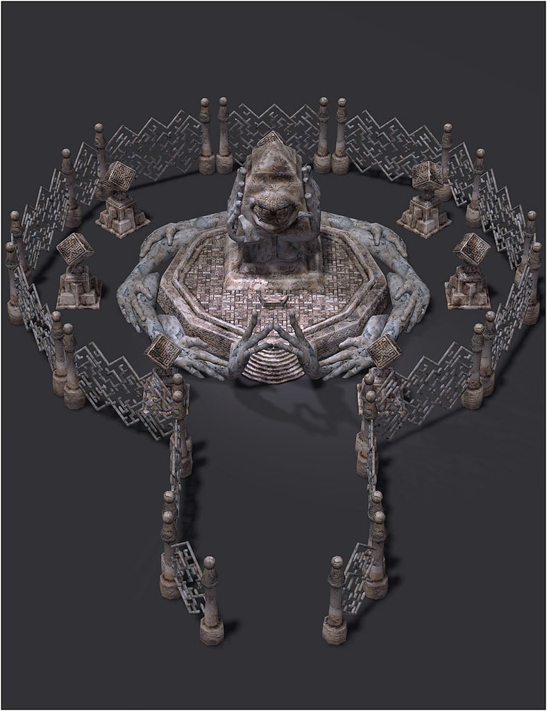 Temple of Arklops Temple of Arklops by: Orestes Graphics, 3D Models by Daz 3D