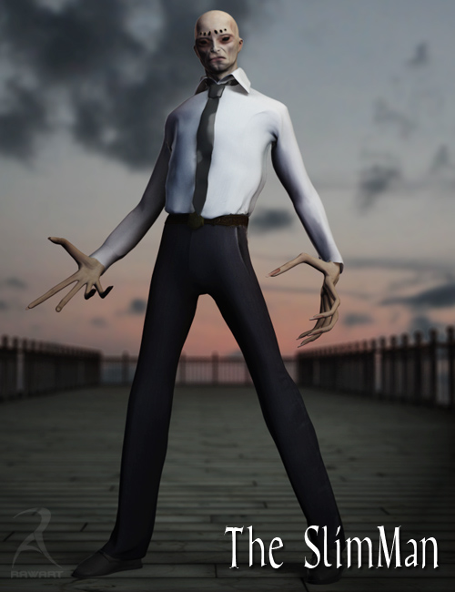 The Slim Man The Slim Man by: RawArt, 3D Models by Daz 3D