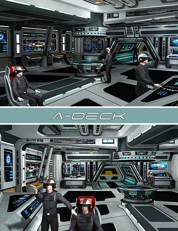 A-Deck by: Kibarreto, 3D Models by Daz 3D