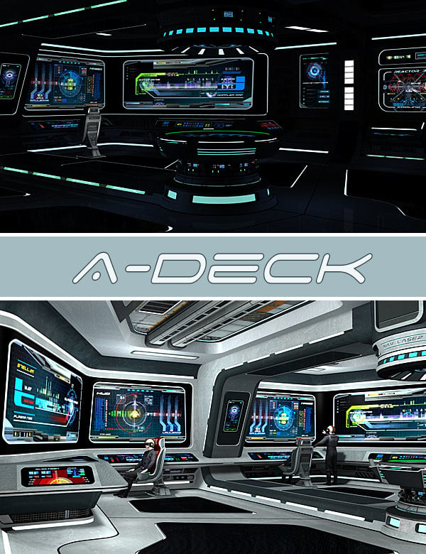 A-Deck by: Kibarreto, 3D Models by Daz 3D