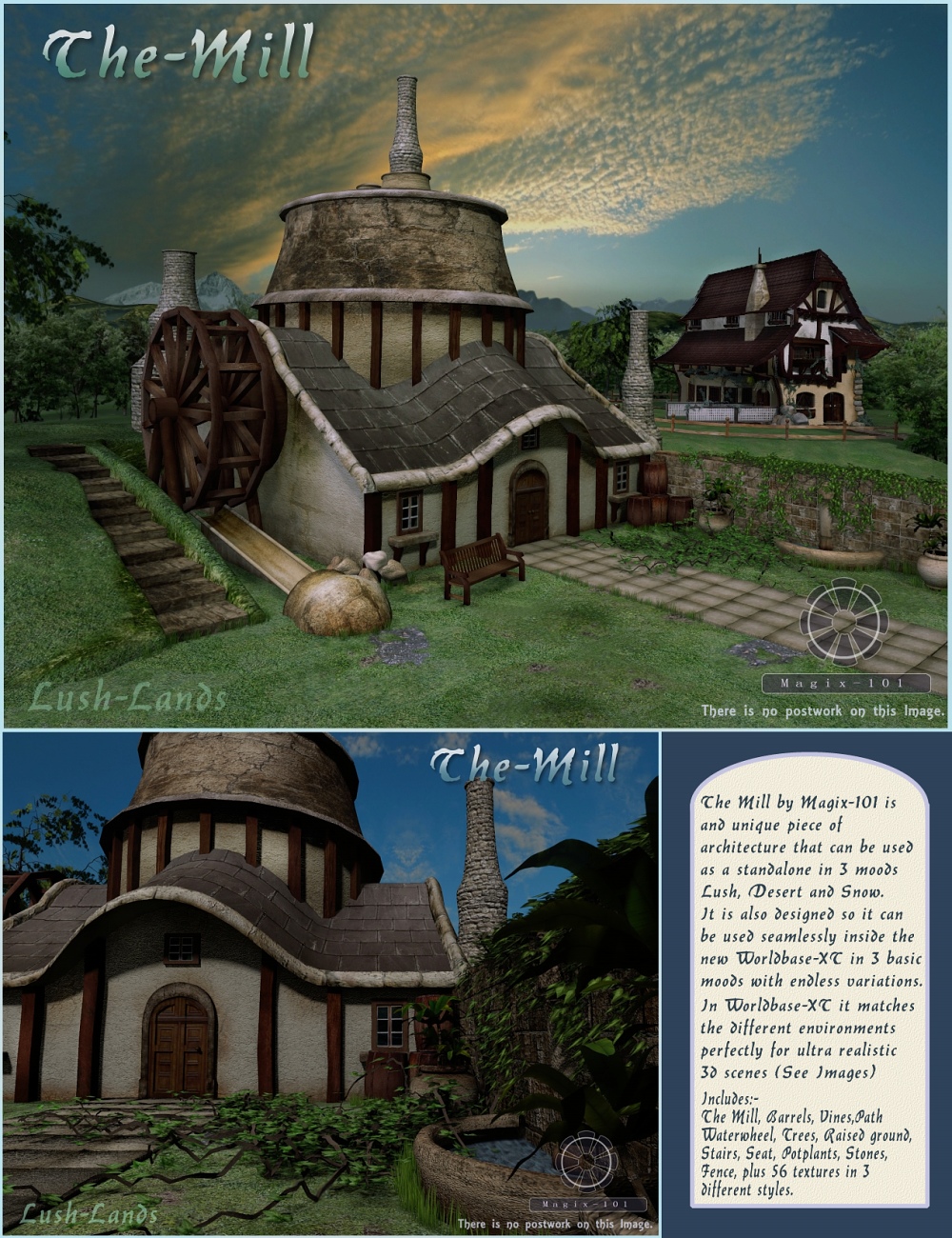 MGM The Mill by: Magix 101, 3D Models by Daz 3D
