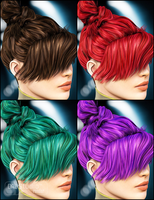Colors for Elements Hair by: goldtassel, 3D Models by Daz 3D