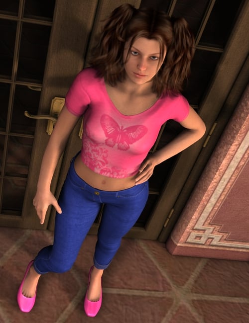 3 in 1 Skinny Outfit by: Dogz, 3D Models by Daz 3D