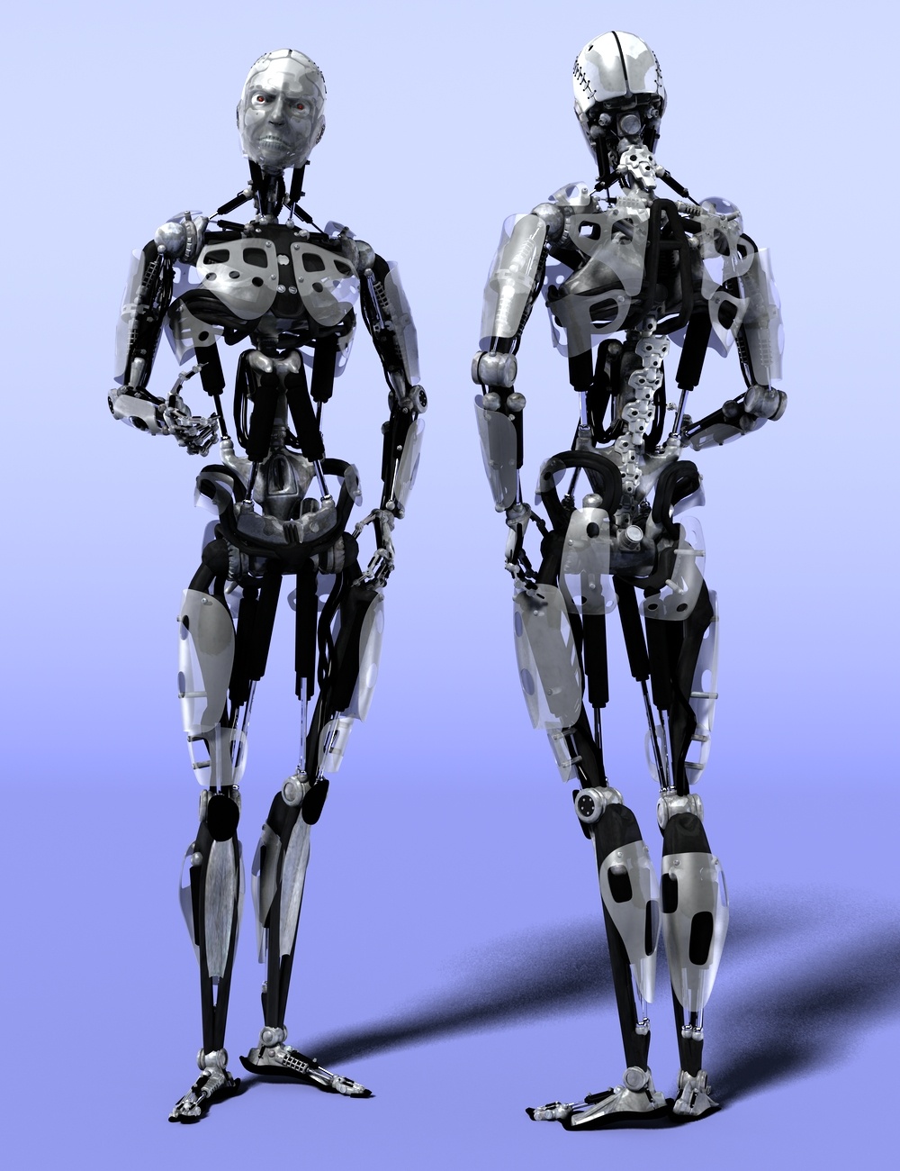 Cyborg Model 4 by: DzFire, 3D Models by Daz 3D