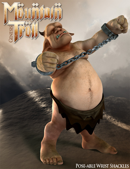 Mountain Troll for Genesis by: 3D Universe, 3D Models by Daz 3D
