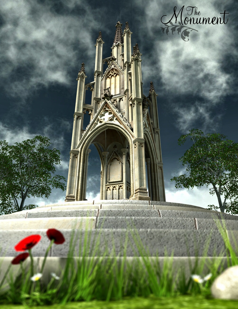 The Monument by: Merlin Studios, 3D Models by Daz 3D