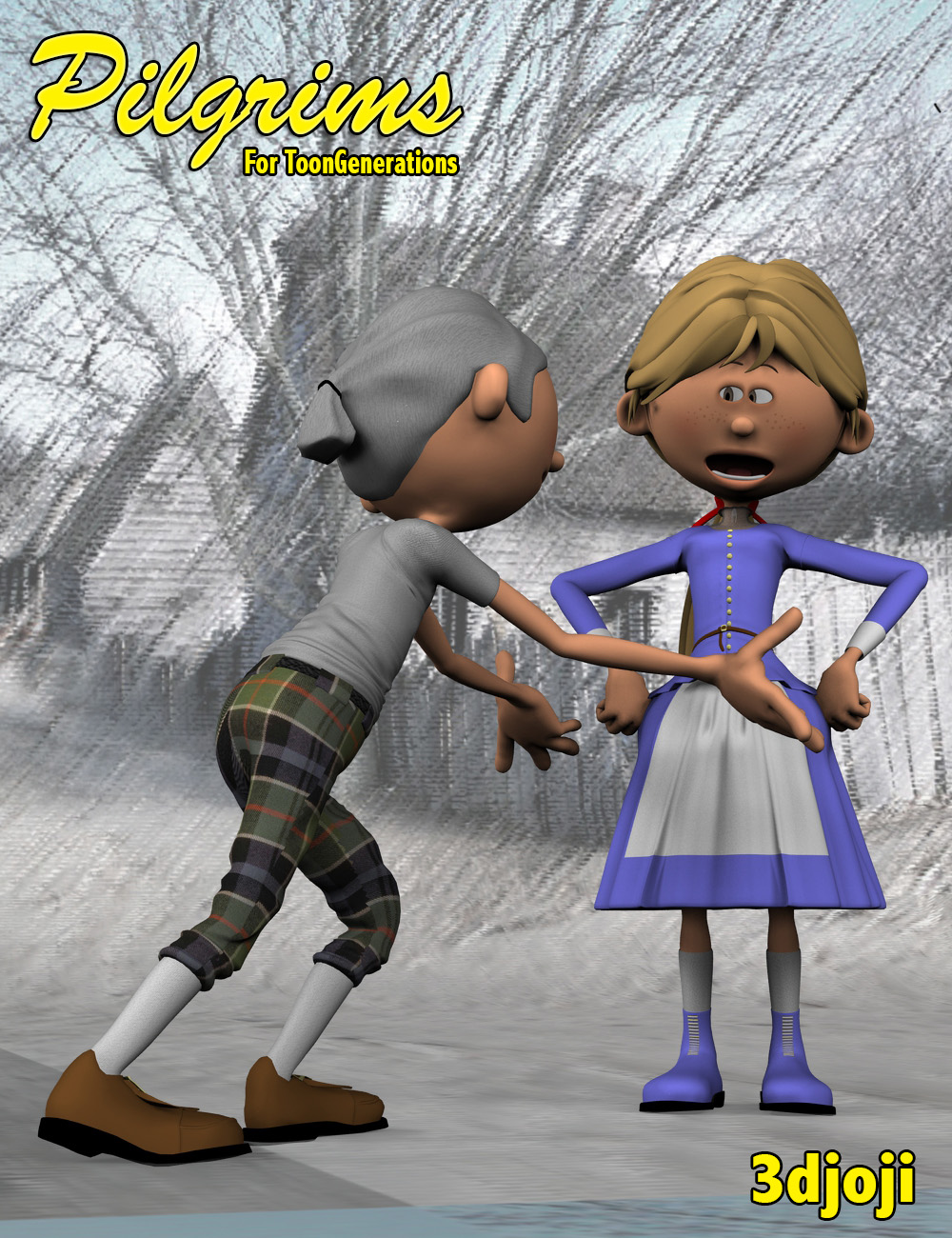 Pilgrims for Toon Generations Pilgrims for Toon Generations by: 3djoji, 3D Models by Daz 3D