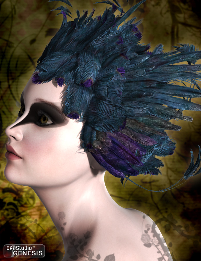 Yolande Hair Yolande Hair by: AprilYSH, 3D Models by Daz 3D
