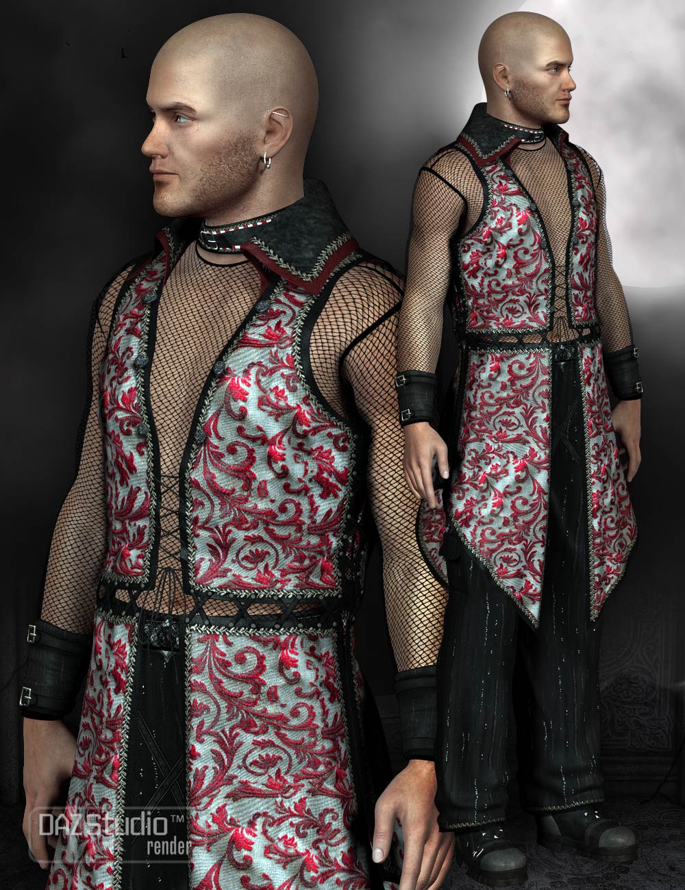 Crimson Nights for Onyx Male by: , 3D Models by Daz 3D