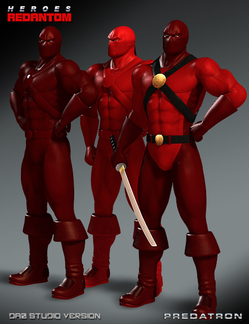 Heroes - Redantom for DAZ Studio by: Predatron, 3D Models by Daz 3D