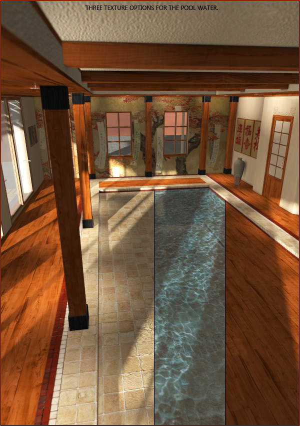The Wisteria Pool House by: ForbiddenWhispersFWDesign, 3D Models by Daz 3D