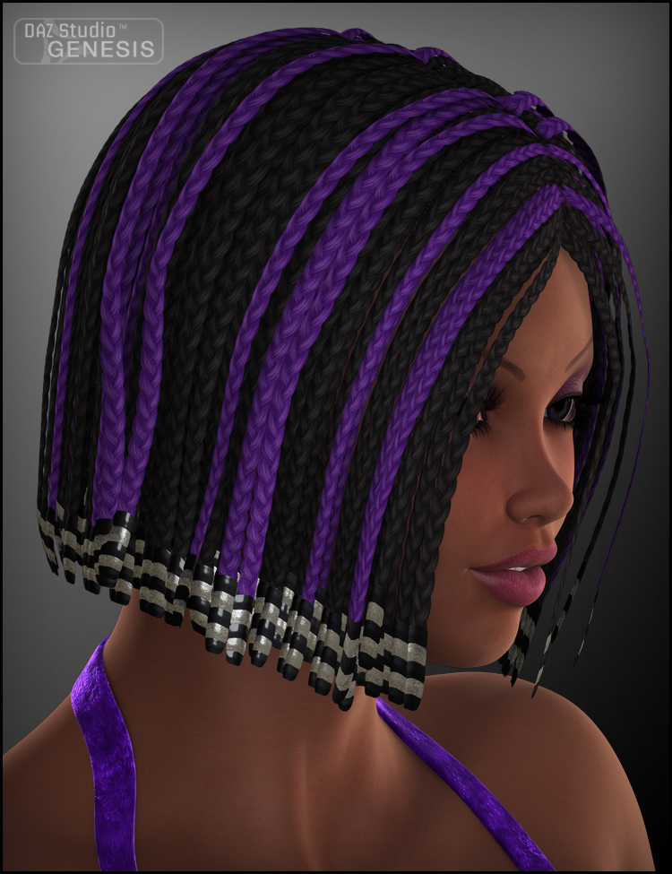 Romana Hair by: SWAMFisty & Darc, 3D Models by Daz 3D