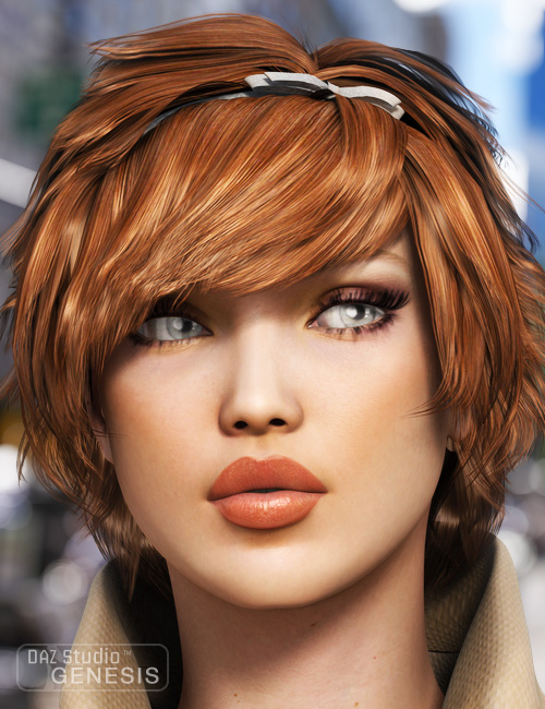 Philly Hair for Genesis by: goldtassel, 3D Models by Daz 3D