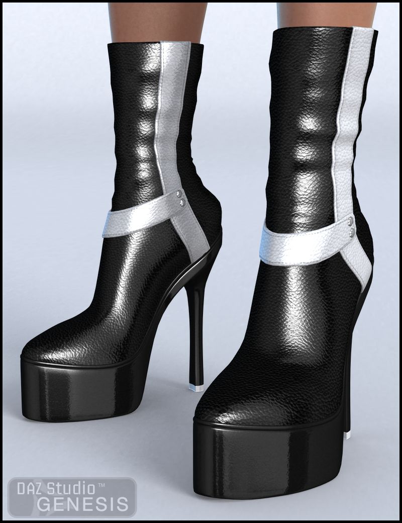 Wicked Footwear 002 by: Xena, 3D Models by Daz 3D