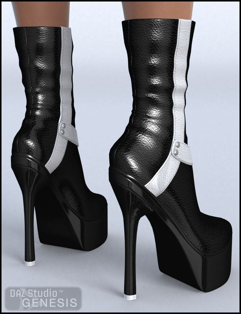 Wicked Footwear 002 by: Xena, 3D Models by Daz 3D