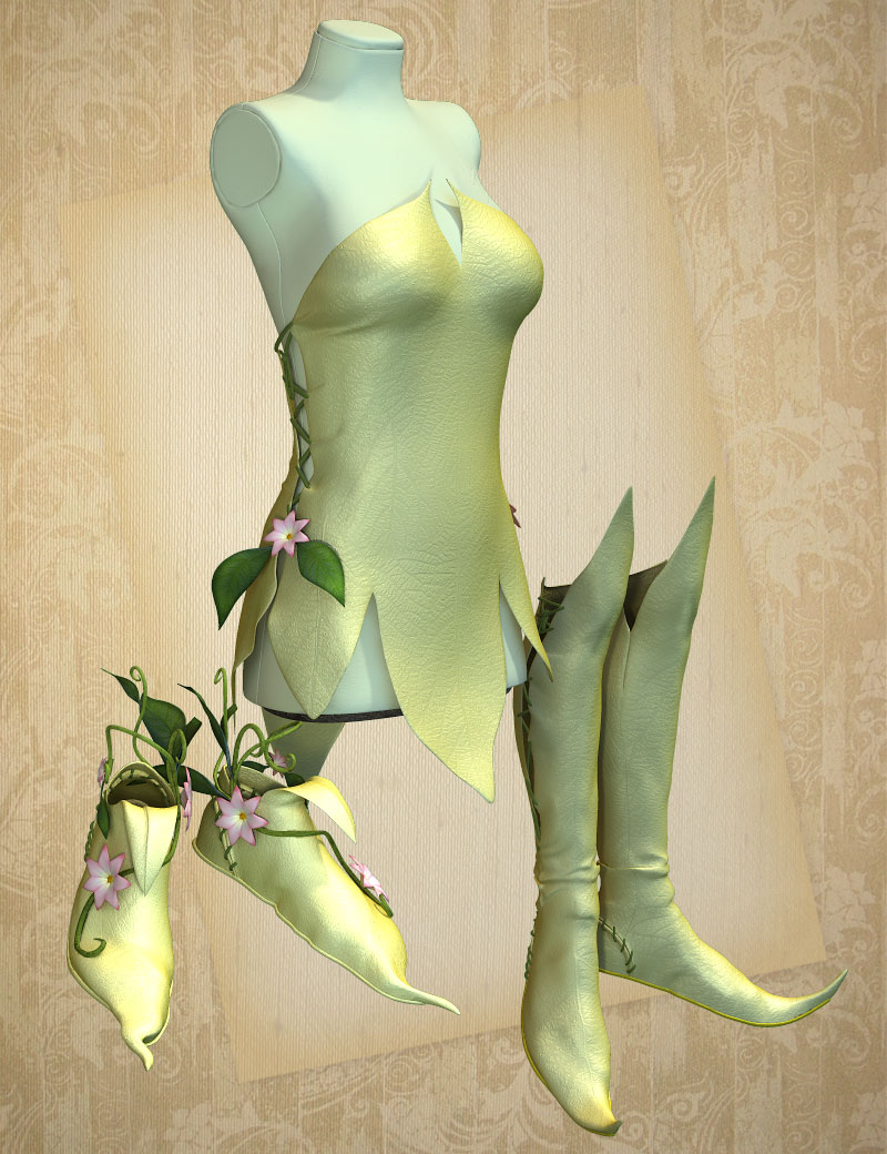 Florabelle for V4 and Genesis by: Mada, 3D Models by Daz 3D